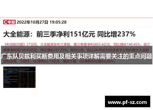 广东队贝兹利买断费用及相关事项详解需要关注的重点问题