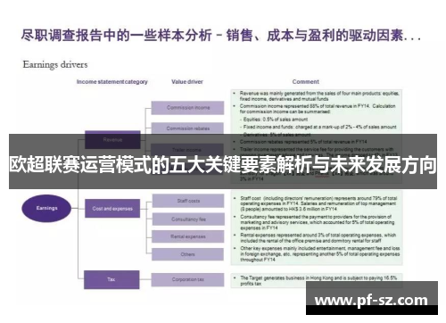 欧超联赛运营模式的五大关键要素解析与未来发展方向